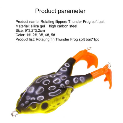 Double Propeller Thunder Frog Fishing Lure