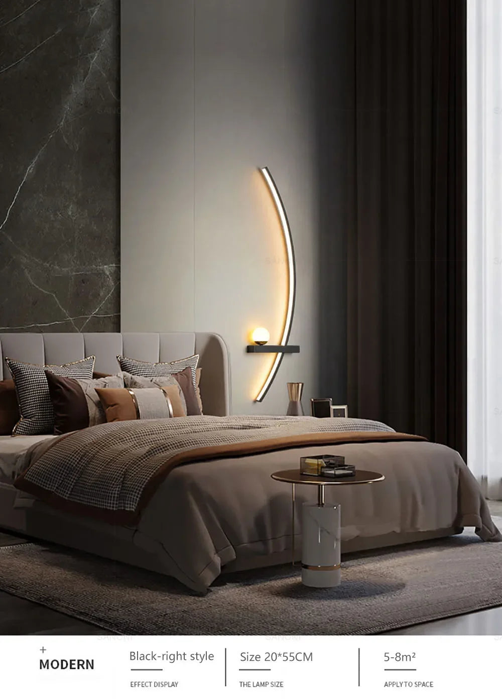 Nordic Stripe LED Wall Lamp