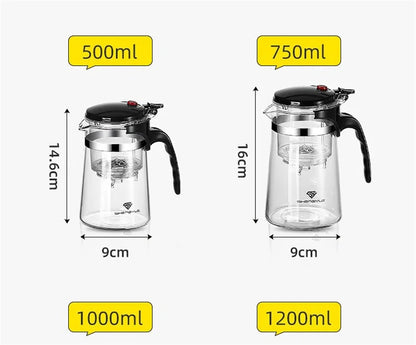 Heat Resistant Glass Teapot