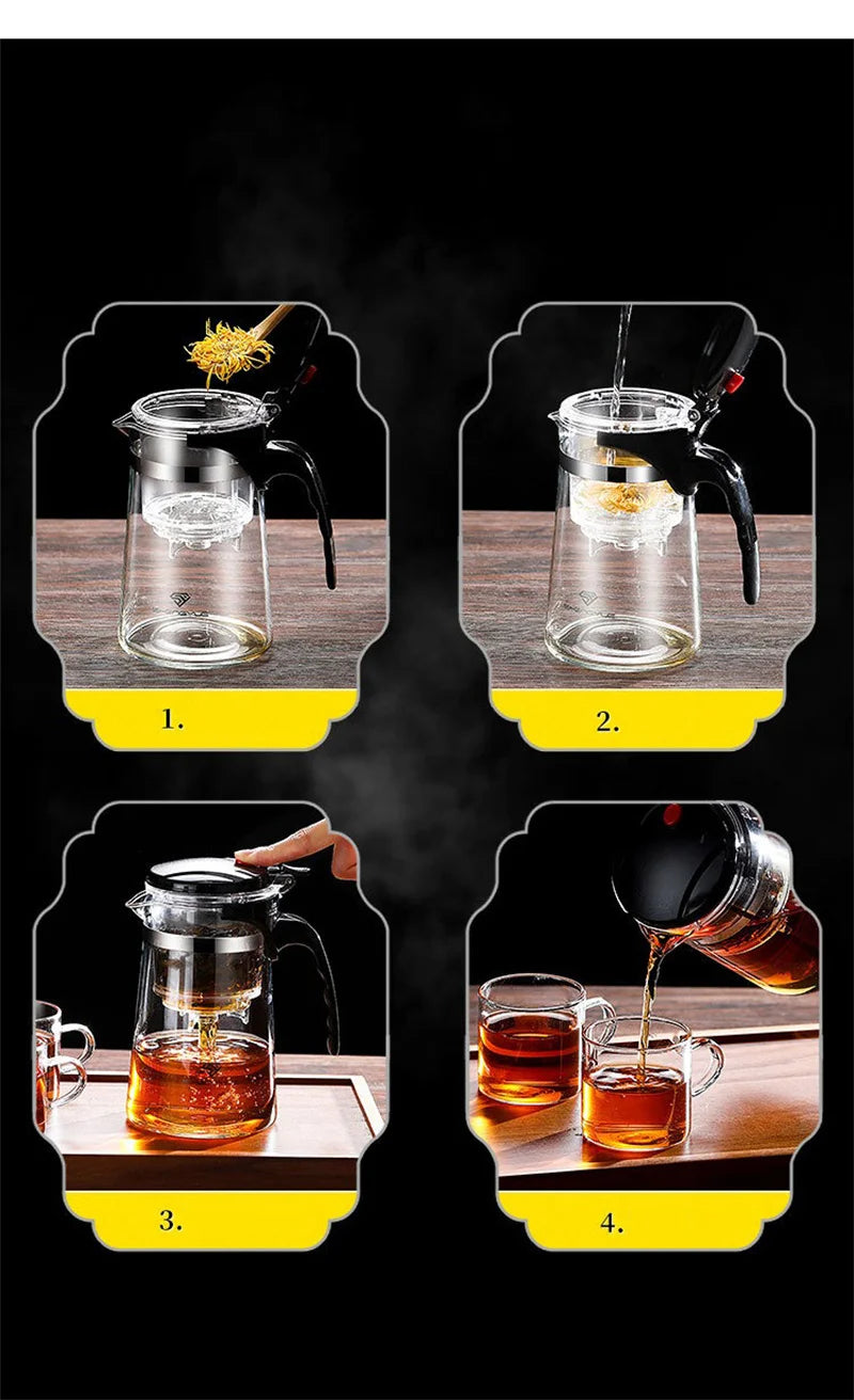 Heat Resistant Glass Teapot