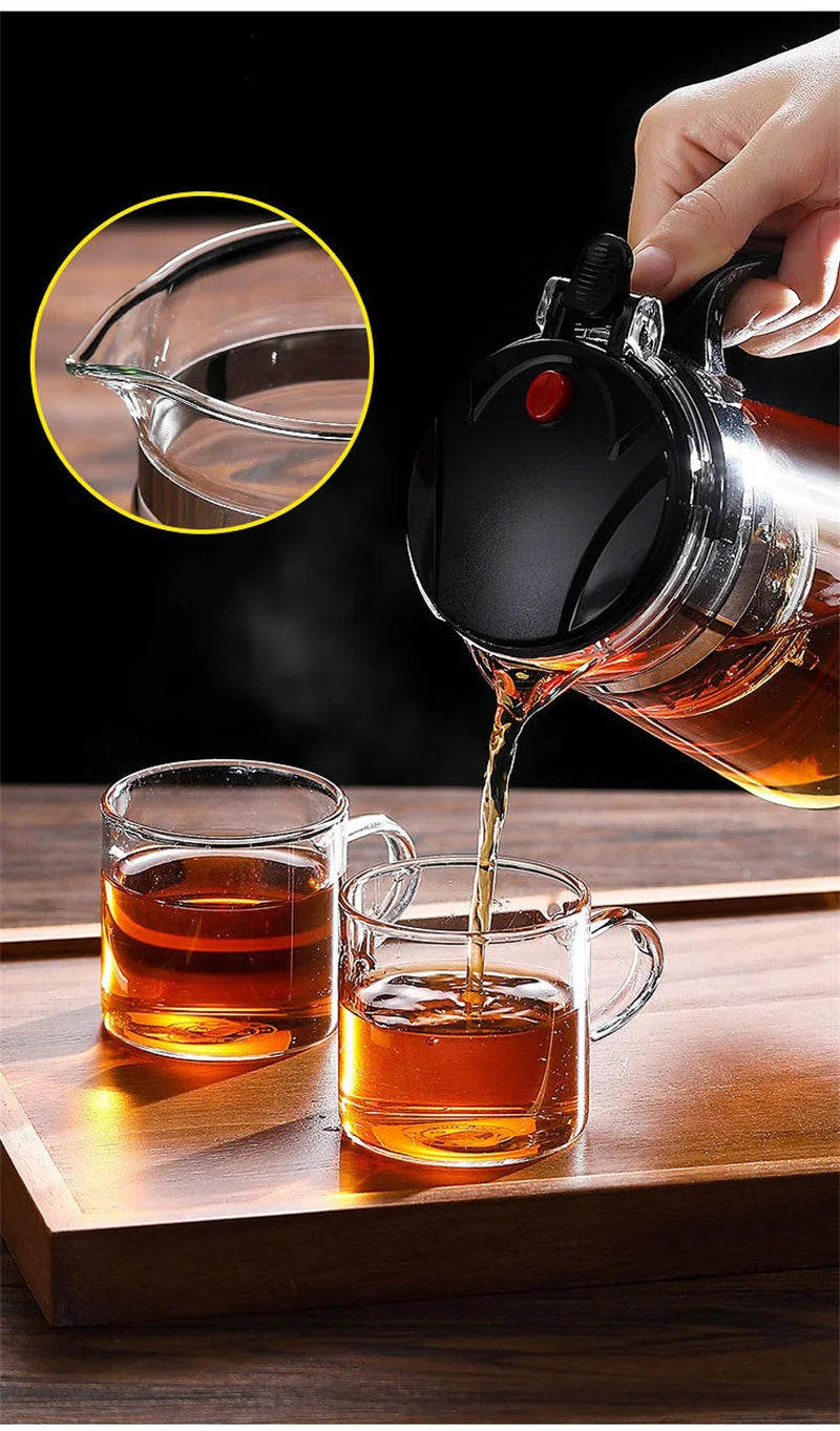 Heat Resistant Glass Teapot