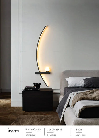 Nordic Stripe LED Wall Lamp