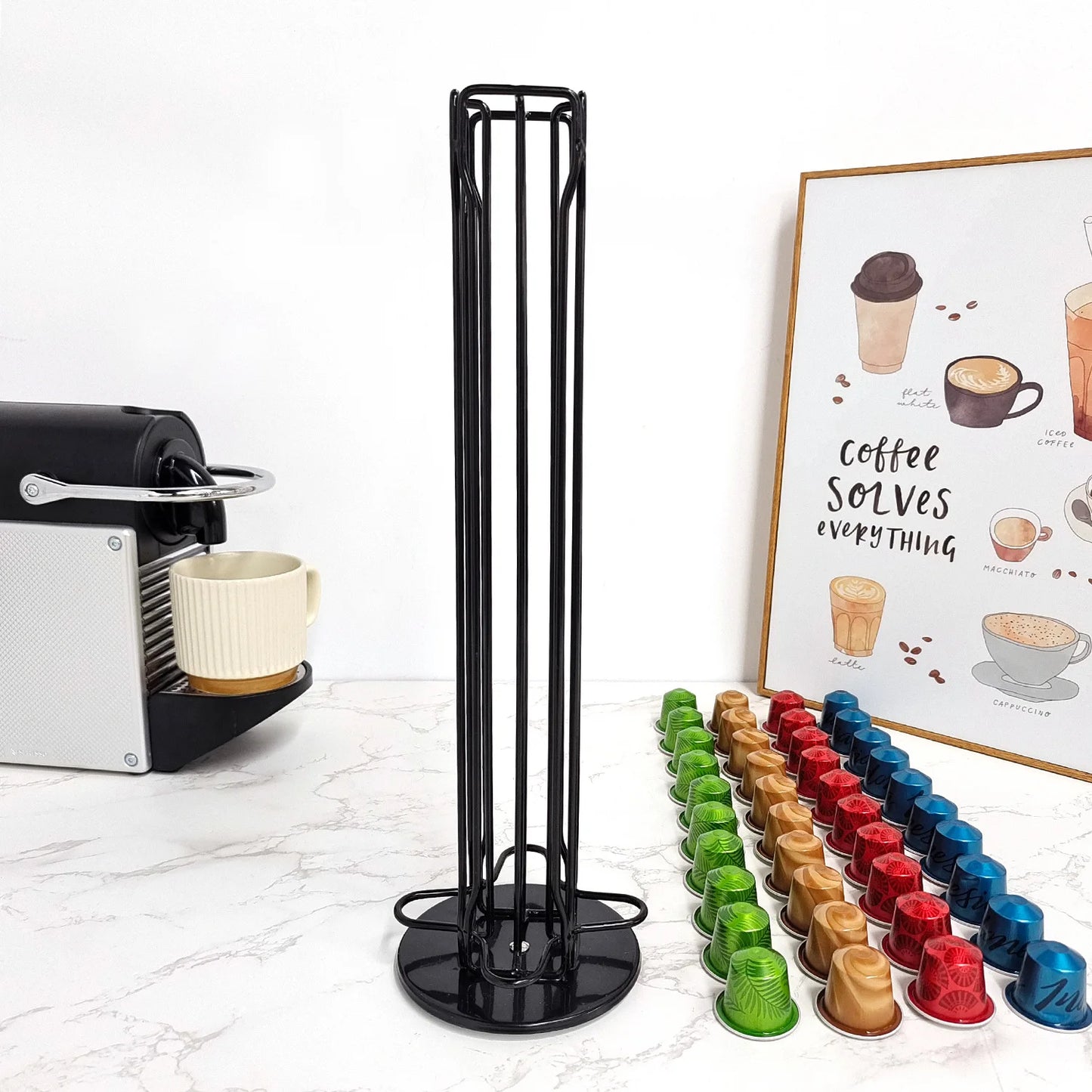 Coffee Pod Holder Stand Rack